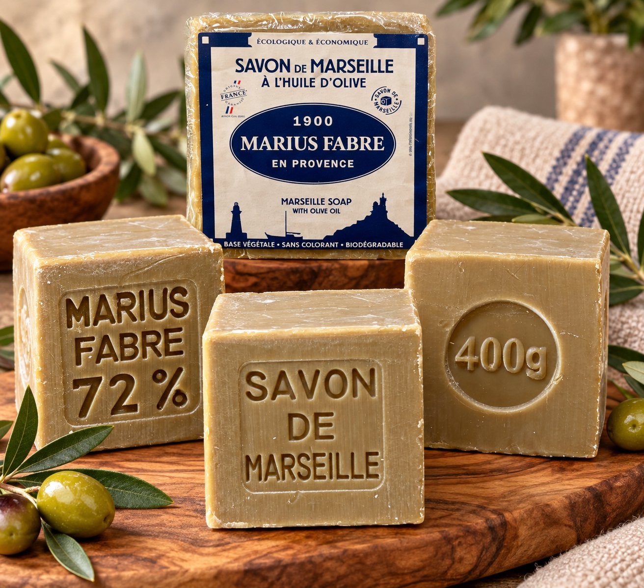Véritable savon de Marseille, Enlèvement, Comme neuf, Autres matériaux