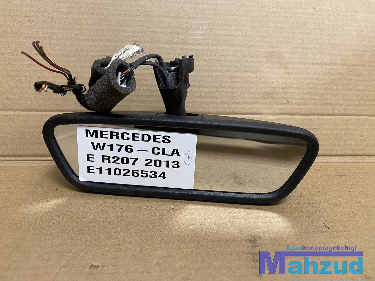 MERCEDES A CLA W176 C117 GLA Zwart binnenspiegel 2012+, Gebruikt, Mercedes-Benz AG, Mercedes-Benz, Mercedesstrasse 120
70372  Stuttgart, DE