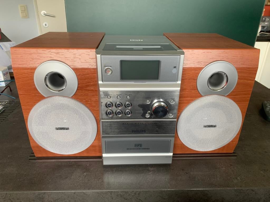 Micro hi-fi, Enlèvement ou Envoi, Comme neuf, Deck cassettes ou Lecteur-enregistreur de cassettes, Philips