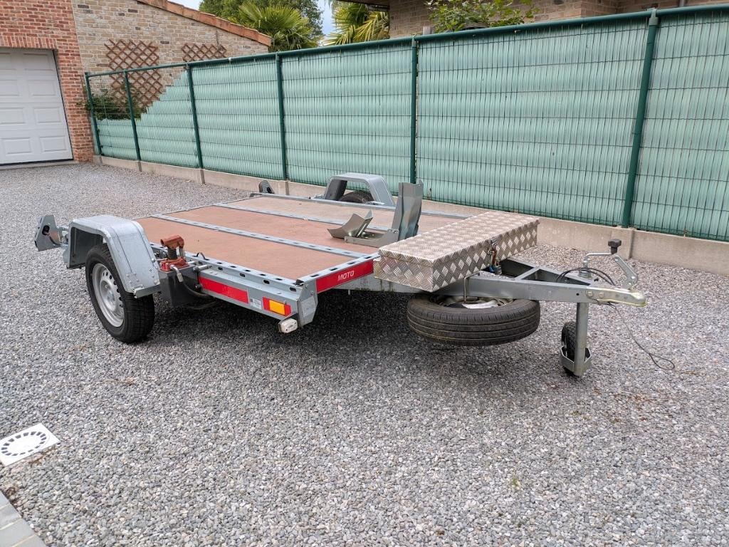 Zakbare aanhangwagen voor moto, Quad of zitmaaier, Auto diversen, Aanhangers en Bagagewagens, Ophalen, Zo goed als nieuw