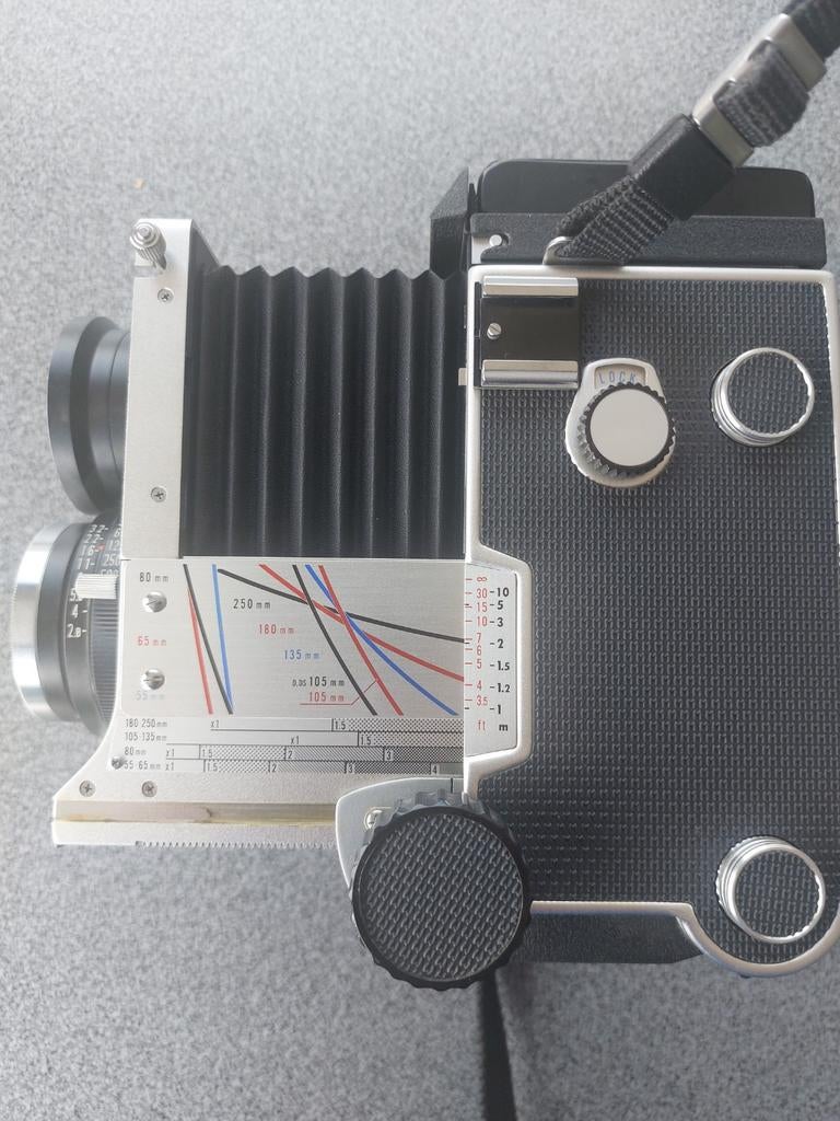 MAMIYA C220 Bleu dot TLR-camera met lenzen, Ophalen