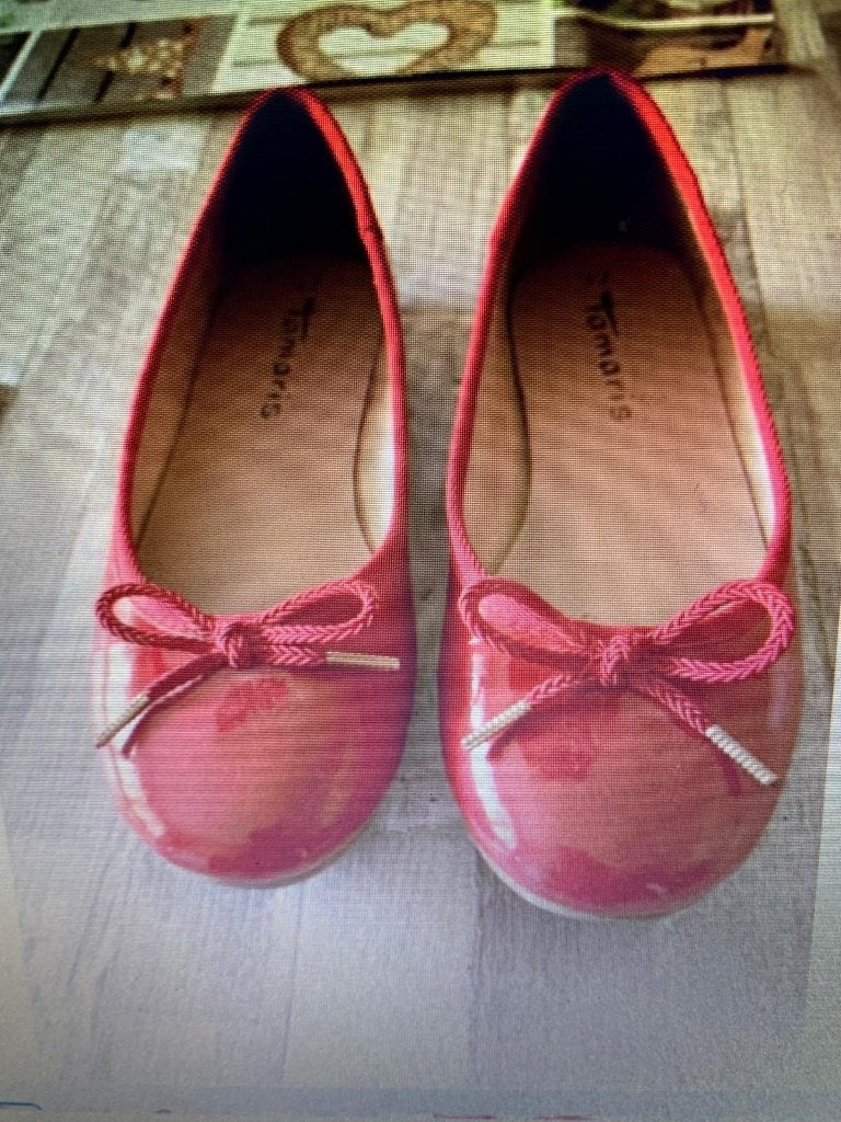 Ballerines rouges taille 37 TAMARIS, Enlèvement ou Envoi, Comme neuf, Ballerines, Rouge