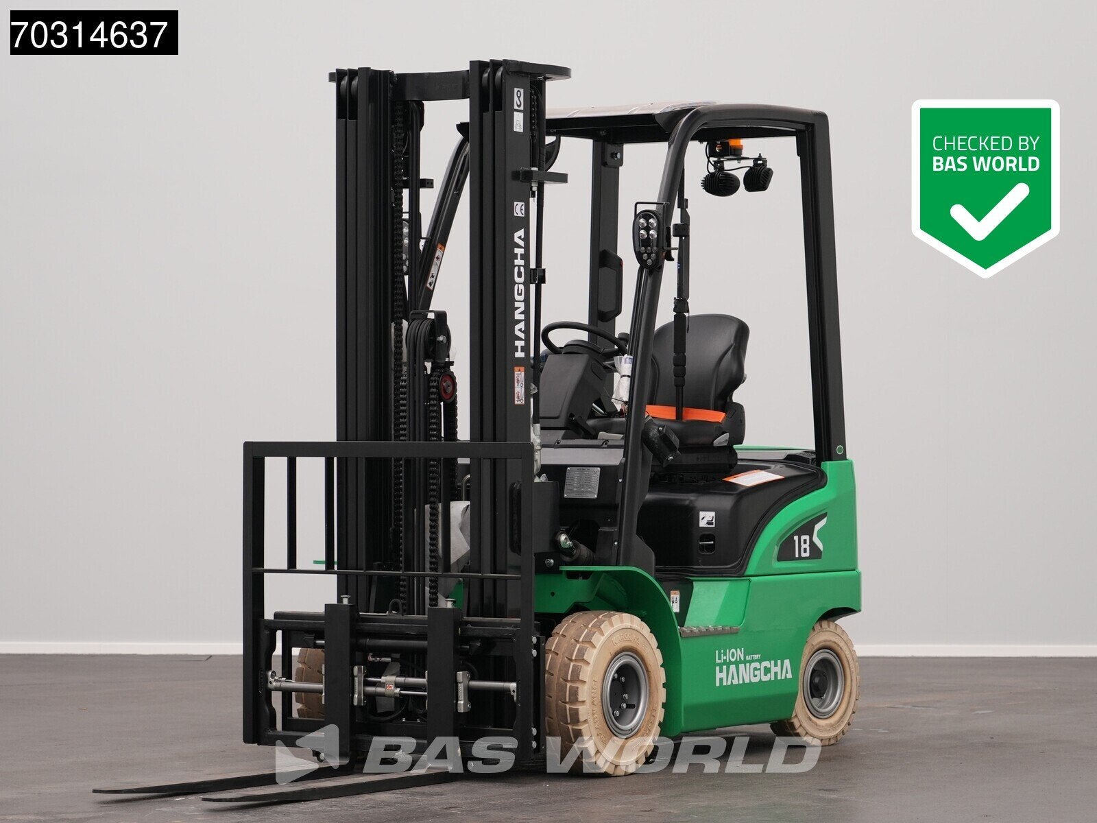 Hangcha CPD18 Elektrische Heftruck- Li-ion - Triplex - Free, Zakelijke goederen, Elektrisch, Heftruck, Hangcha