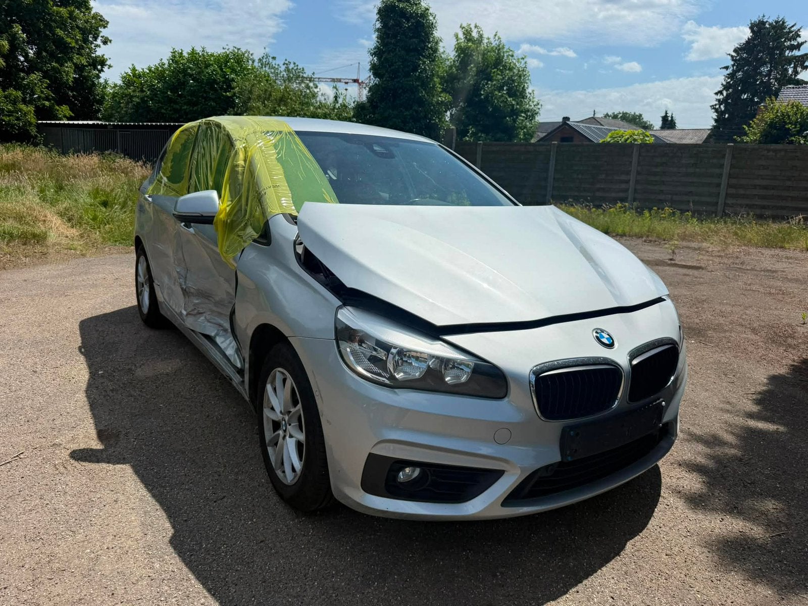 Bmw 218i accident 2017  86.000km benzine automaat, Auto's, BMW, Automaat, Euro 6, Bedrijf, 5 deurs