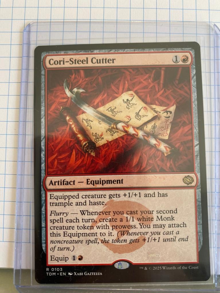 MTG Cori-steel cutter, Ophalen of Verzenden, Nieuw, Losse kaart