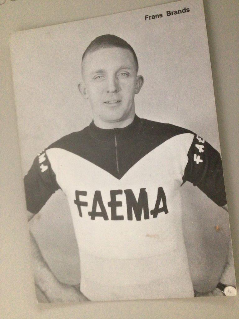 Wielerkaart 1969 team faema frans brands, Envoi, Comme neuf