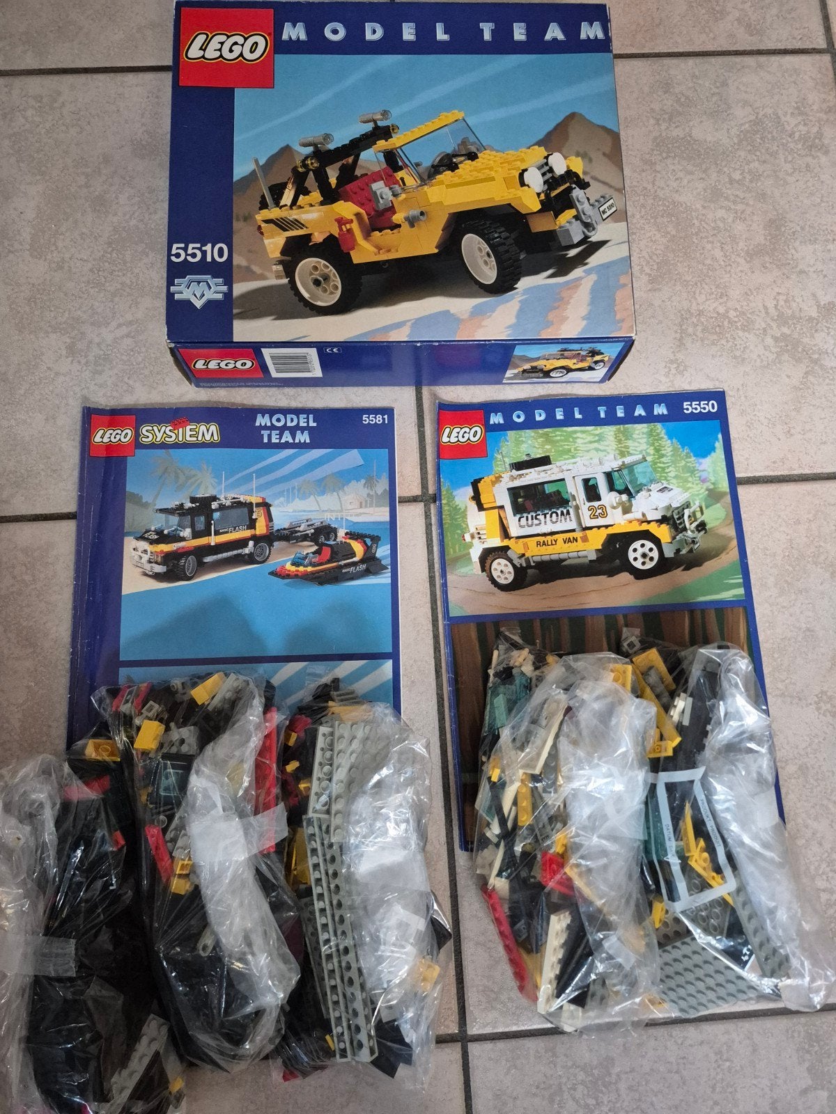 Lego sets Model Team, Gebruikt, Overige thema's, Lego, Inclusief instructies