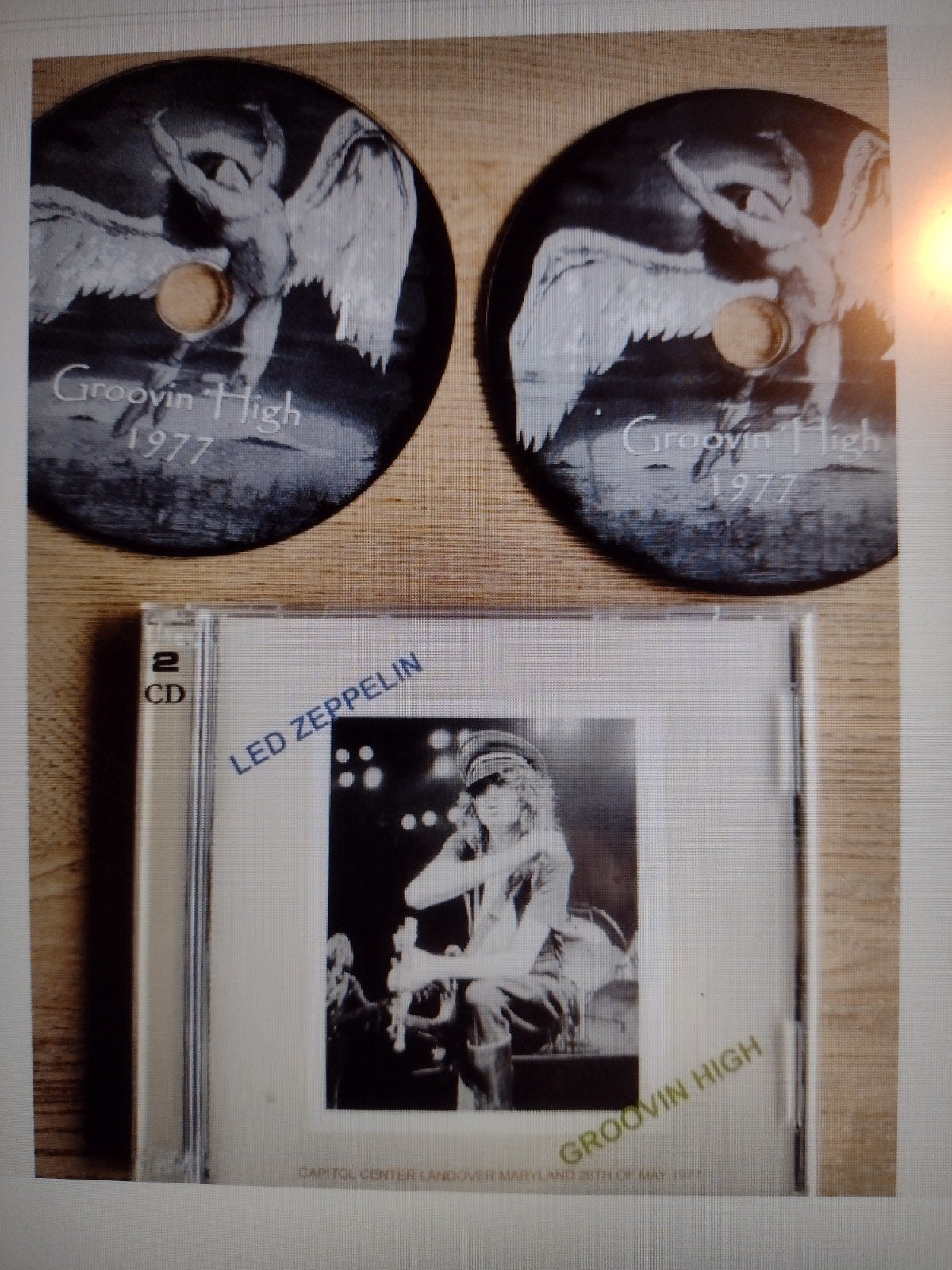 Bootleg 2 CD: LED ZEPPELIN: GROOVIN HIGH live 26/5/1977, CD & DVD, CD | Rock, Enlèvement ou Envoi, Comme neuf, Rock classique