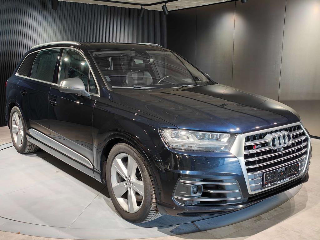 Audi SQ7 SQ7 4.0 TDi V8 Tiptronic CUIR TOIT PANO CARPLAY, Auto's, Automaat, SQ7, Gebruikt, 435 pk