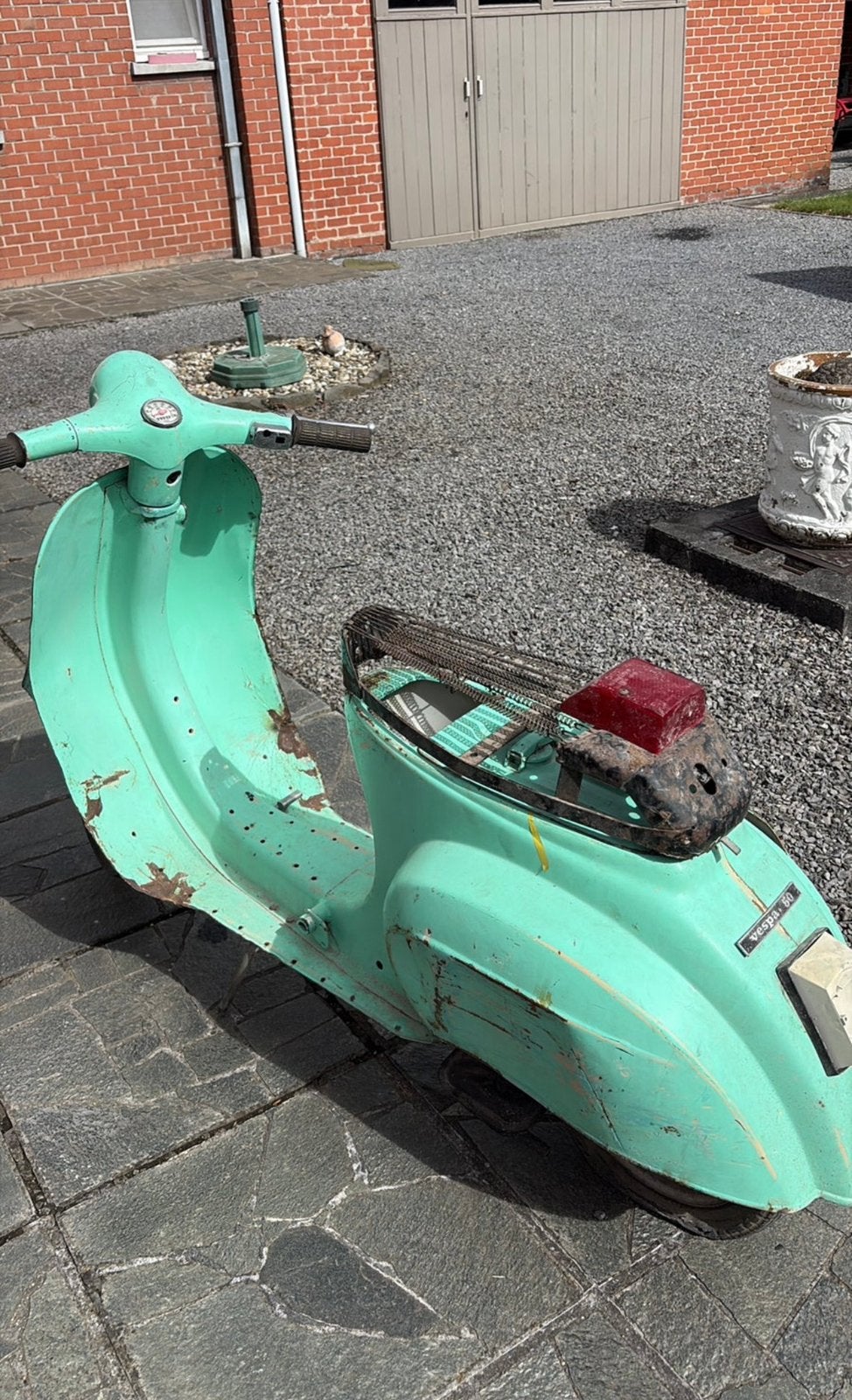 Vespa 50 project, Fietsen en Brommers, Ophalen, Zo goed als nieuw