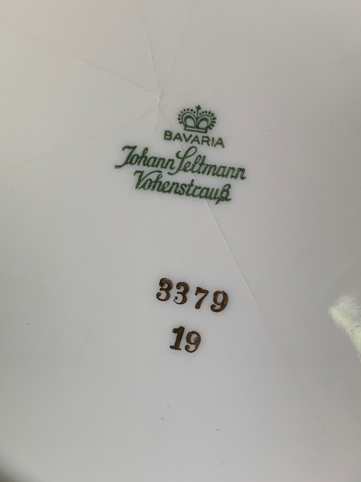 Assiette vintage porcelaine Bavaria — Duryea's Motor Wagon, Enlèvement ou Envoi