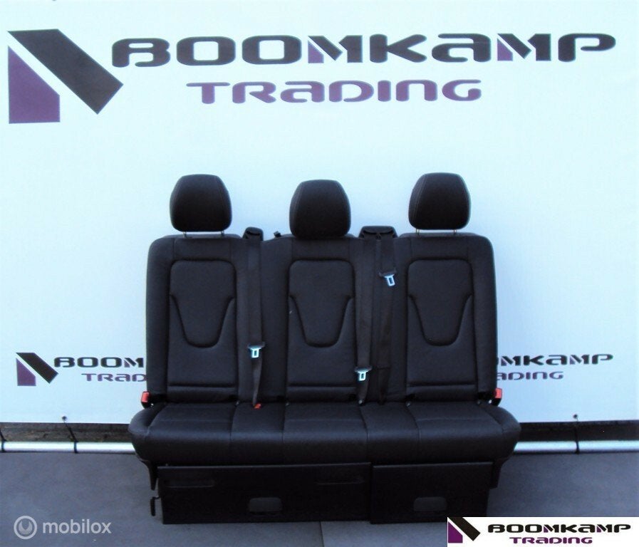 Slaapbank / bank / achterbank MB V-klasse Vito lugano leder, Auto-onderdelen, Interieur en Bekleding, Gebruikt, Mercedes-Benz
