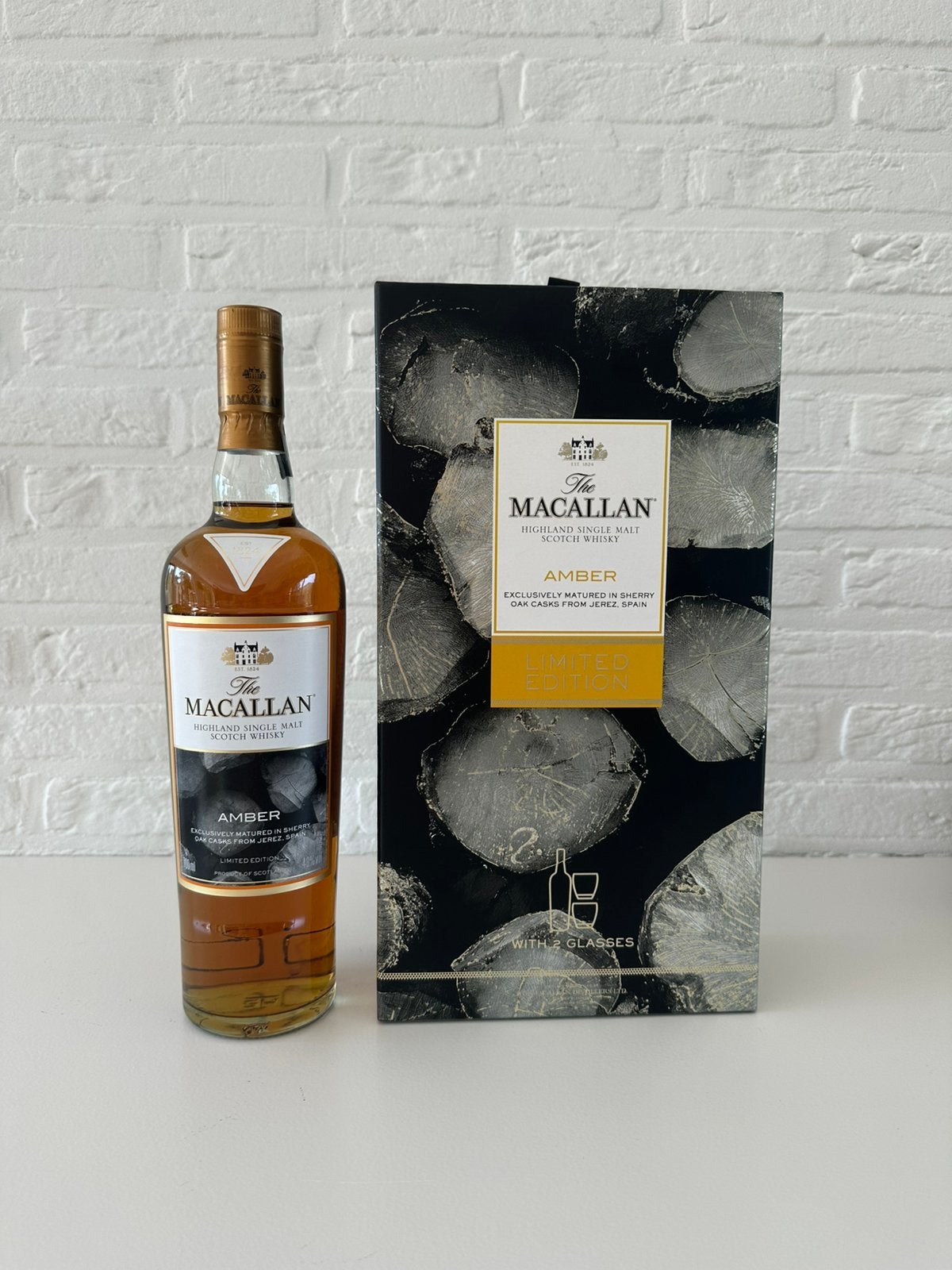The Macallan Amber (1824 Series) Limited Edition geschenkset, Enlèvement, Neuf, Autres régions, Autres types