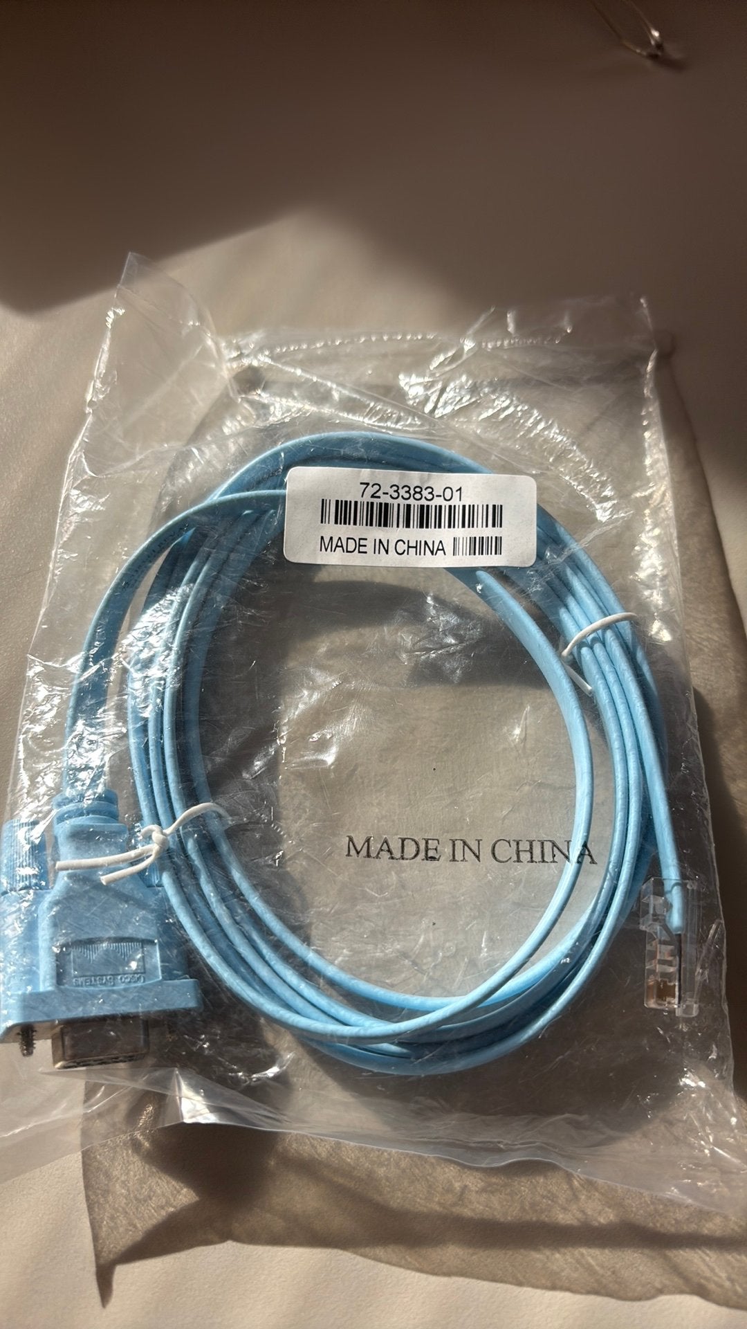 Cisco RJ45-DB9 kabel, Computers en Software, Pc- en Netwerkkabels, Ophalen of Verzenden, Nieuw