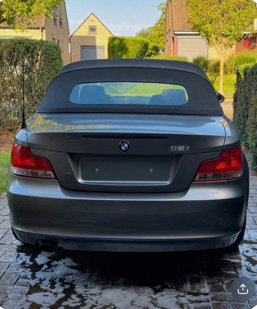 BMW cabrio, Auto's, Stof, Zwart, Handgeschakeld, Particulier