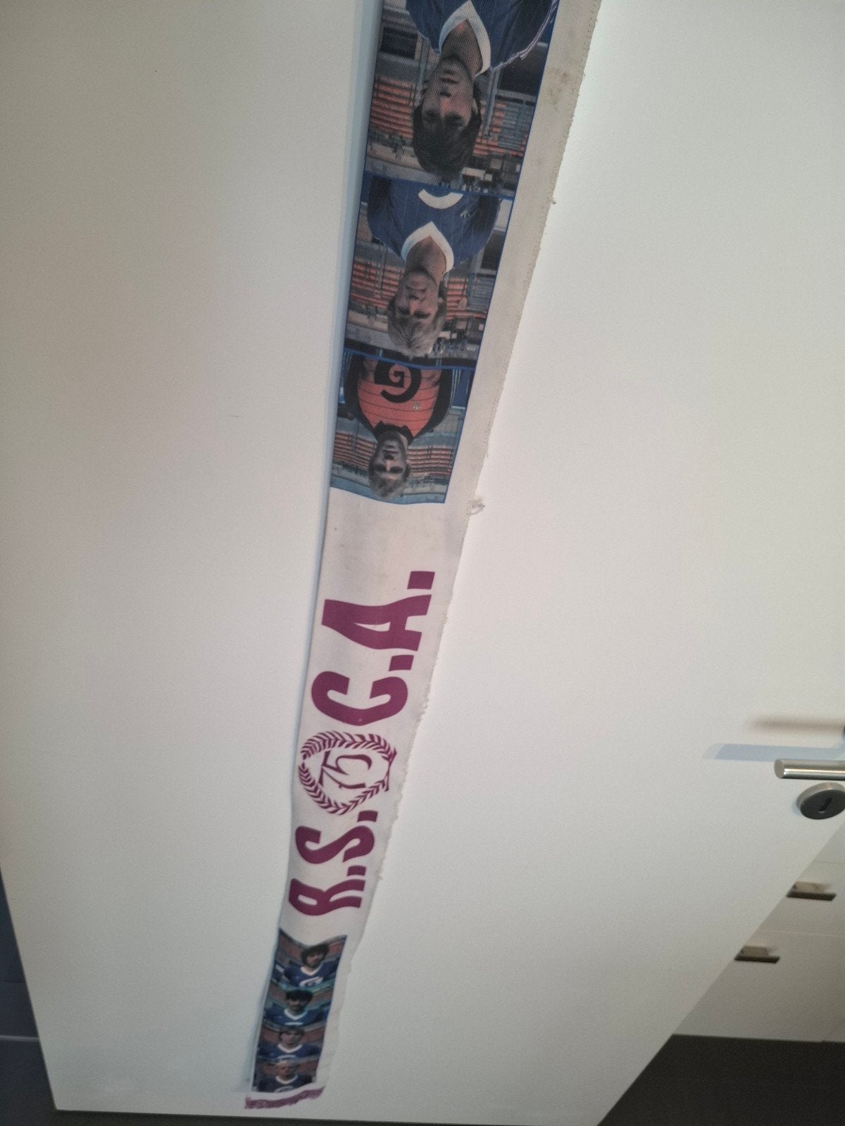 ÉCHARPE RSC Anderlecht 1983 !, Sports & Fitness, Enlèvement ou Envoi, Utilisé, Plus grand que la taille XL, Autres types