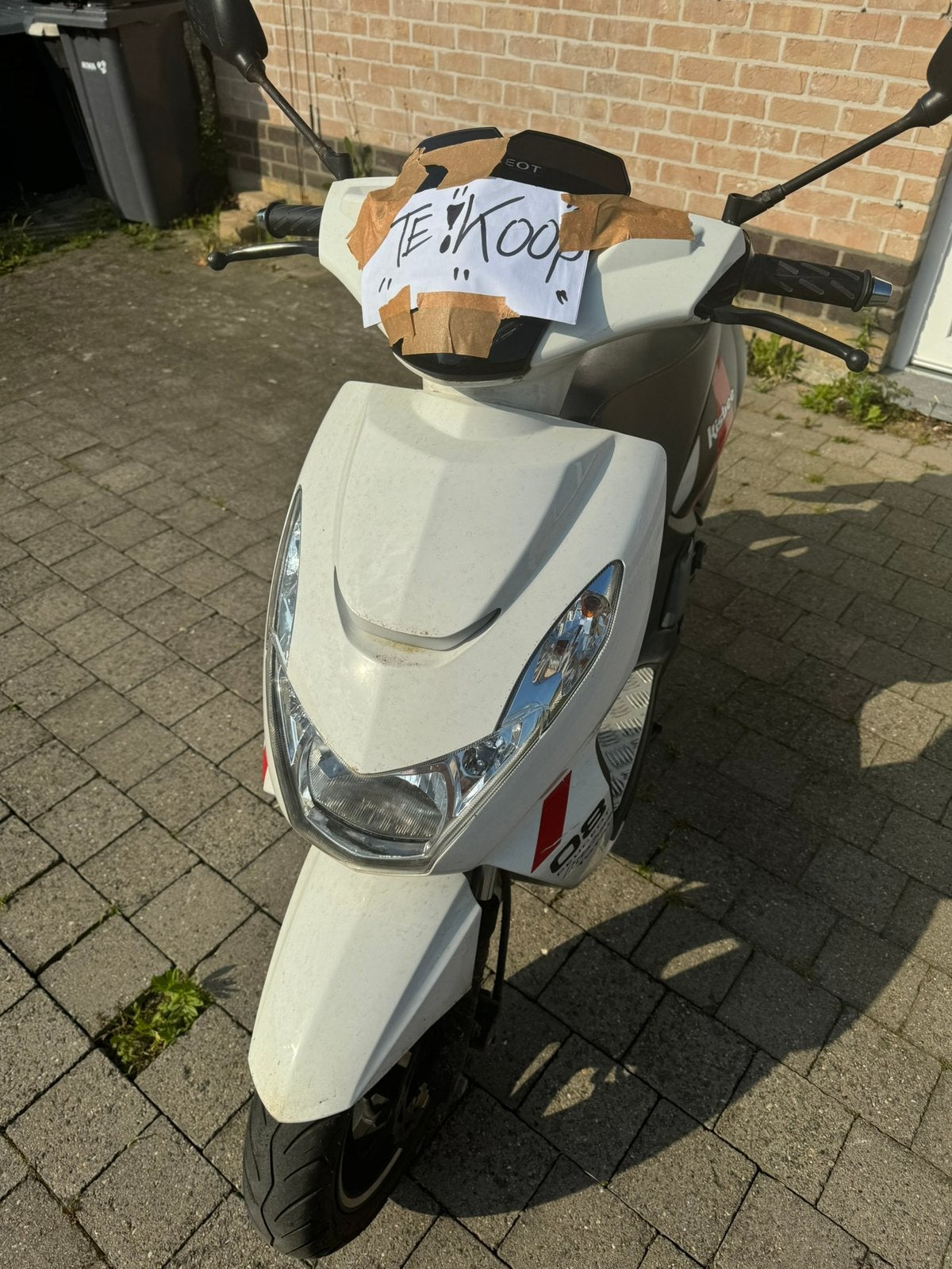 Peugeot kisbee brommer start en rijdt perfect., Enlèvement, Utilisé, Classe A (25 km/h), Essence