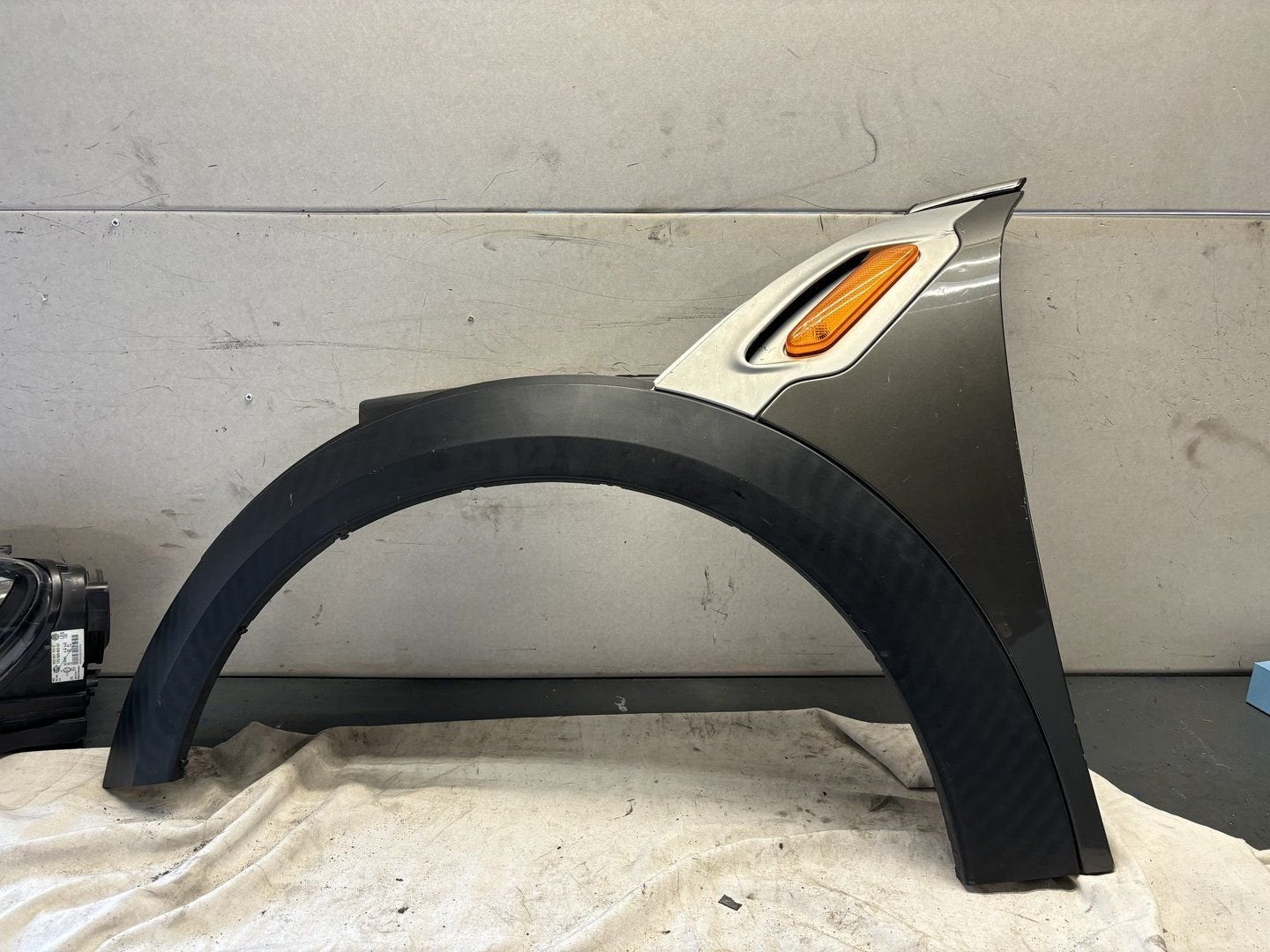 Mini Countryman Zijscherm Spatbord Linksvoor, Auto-onderdelen, Gebruikt, -, -, Ophalen of Verzenden