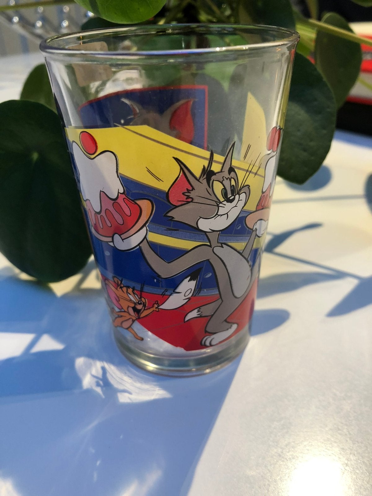 Tom & Jerry Glas, Ophalen, Overige figuren, Gebruikt, Gebruiksvoorwerp