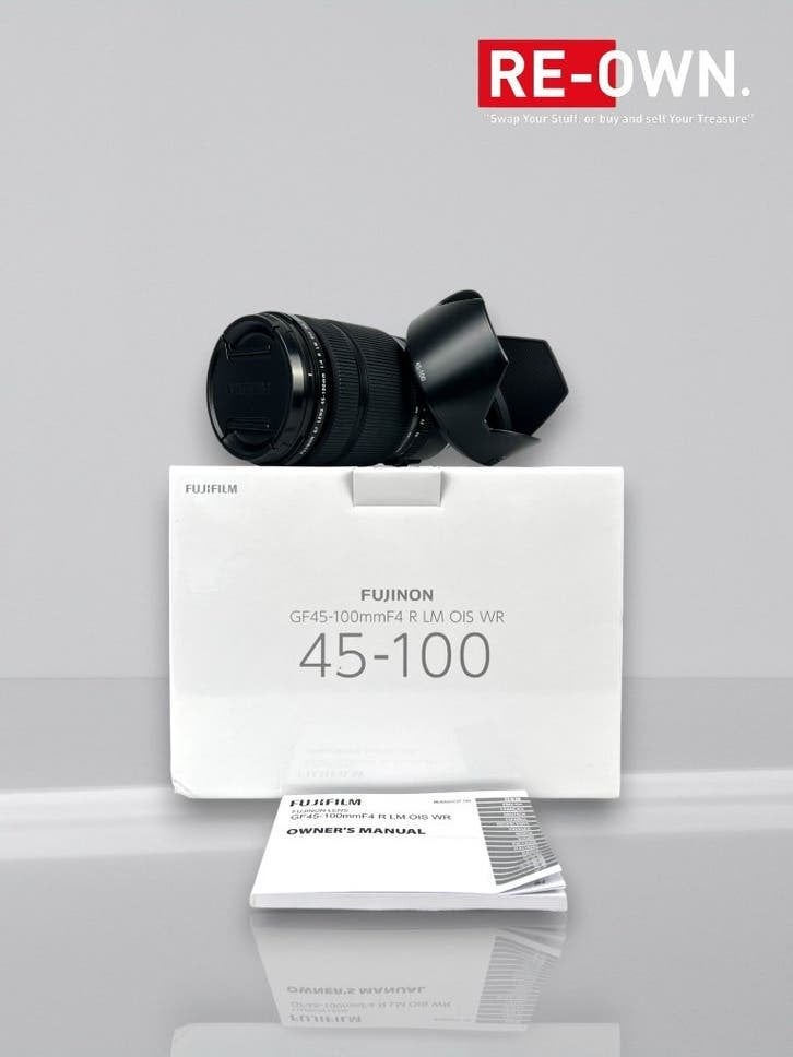 FUJIFILM GF 45-100MM F/4 | OIS WR | TOPSTAAT | DOOS | GARANT, TV, Hi-fi & Vidéo, Fujifilm, Enlèvement ou Envoi, ., Téléobjectif