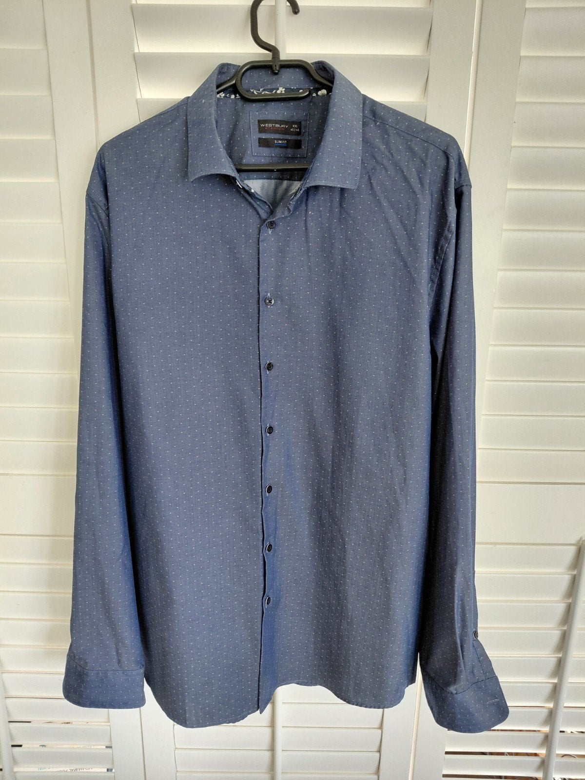 Hemd maat xxl, Kleding | Heren, Ophalen of Verzenden, Gedragen, Blauw
