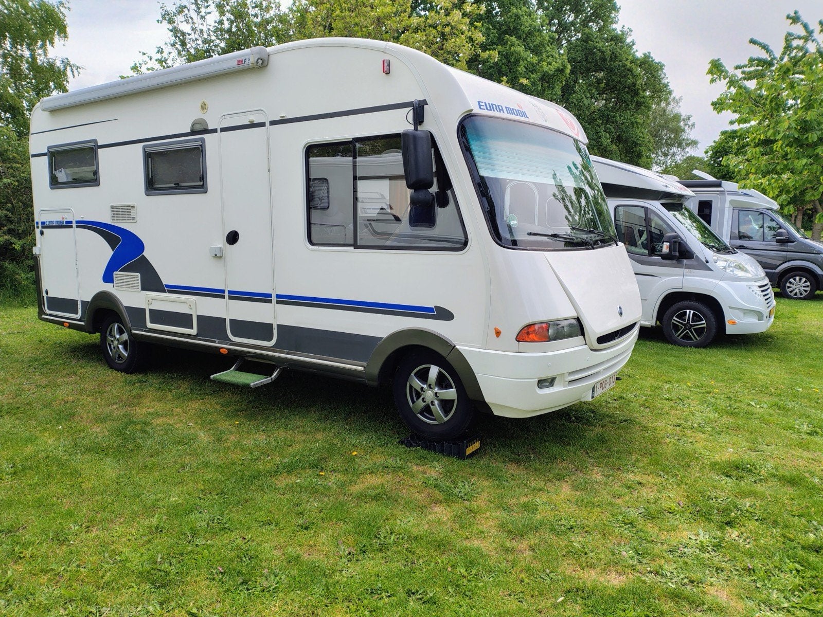 mobilhome camper Euramobile, Fiat, Fietsendrager, Particulier, Schotel