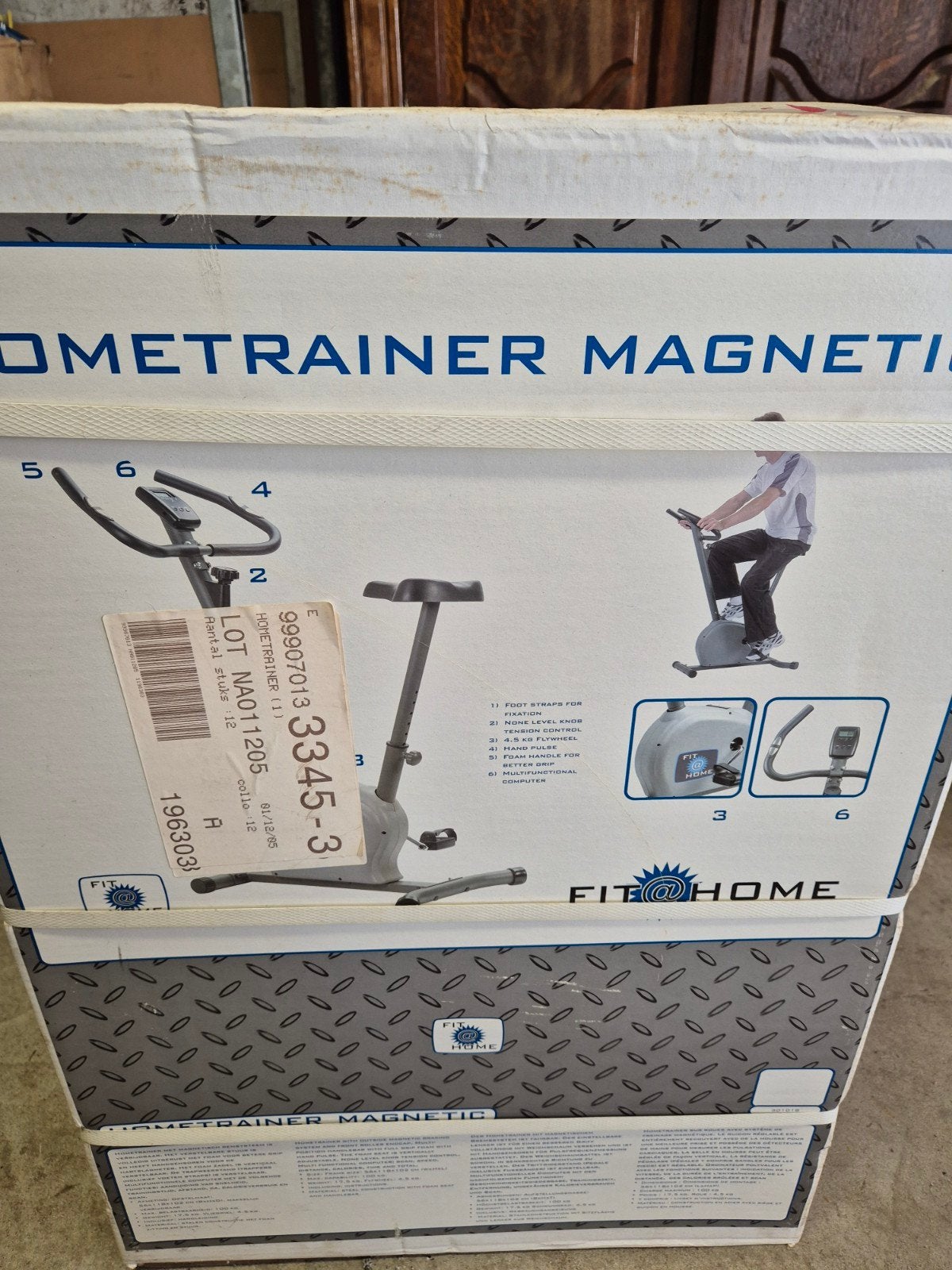 Hometrainer nieuw, Sport en Fitness, Ophalen, Hometrainer