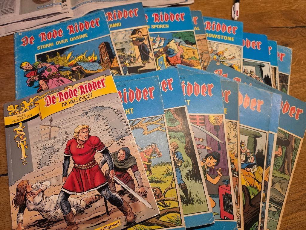 strips De Rode Ridder, Boeken, Meerdere stripboeken, Ophalen, Gelezen
