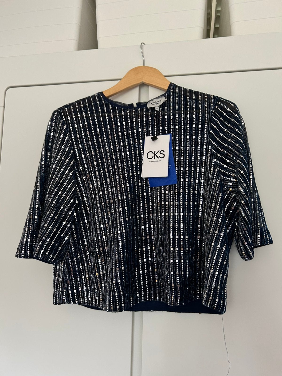 CKS - Bloesje blauw. Maat XS. Nieuw, Ophalen of Verzenden, Nieuw, Maat 34 (XS) of kleiner, Blauw