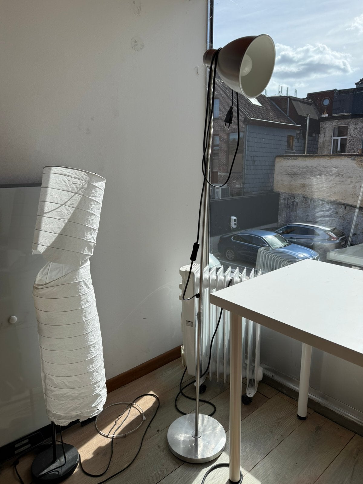 Staanlamp, Ophalen