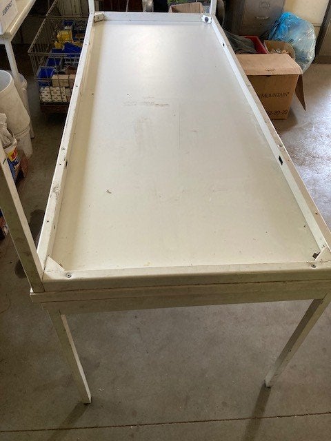 PLATEAU DE TRAVAIL BULO DE 40 MM D'ÉPAISSEUR, Enlèvement, Utilisé, 70 à 120 cm