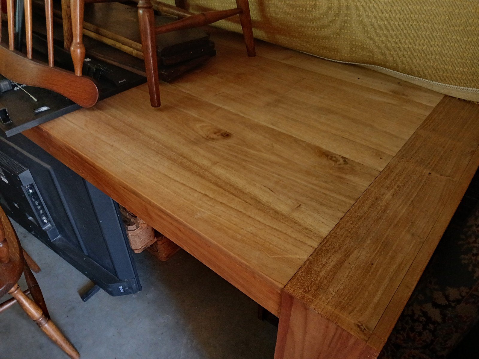 eiken tafel in prima staat, Huis en Inrichting, Tafels | Eettafels, Ophalen, 100 tot 150 cm, Eikenhout, 200 cm of meer