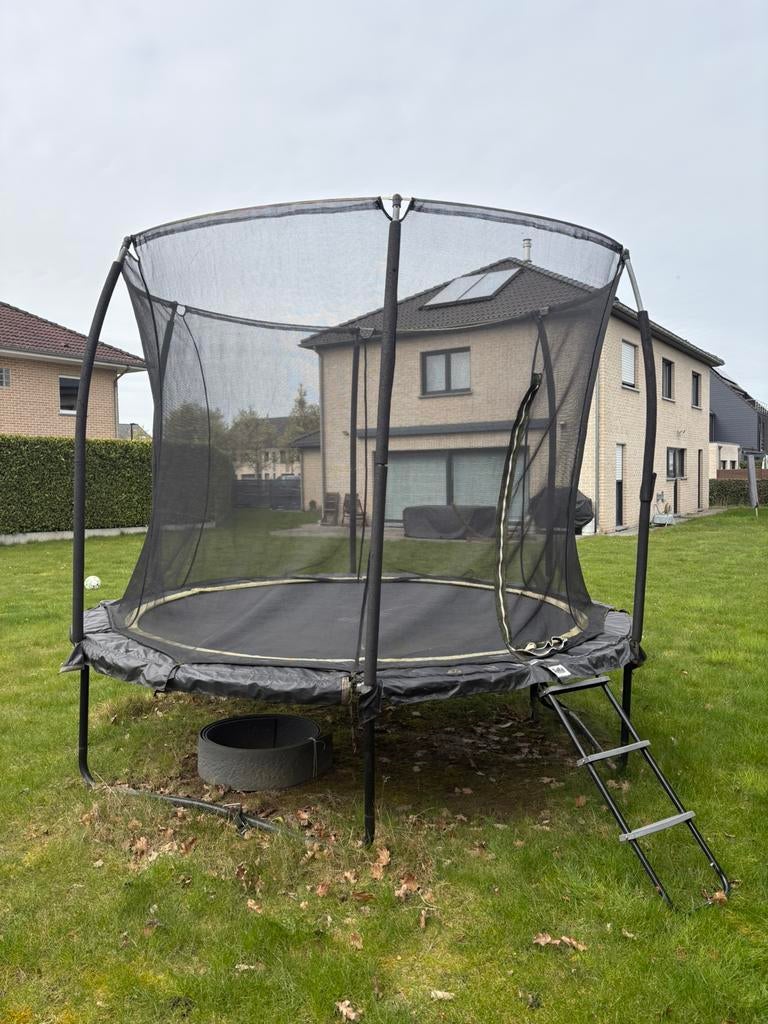 Salta trampoline Comfort 305 cm (ladder, hoes, verankering), Kinderen en Baby's, Ophalen, Gebruikt