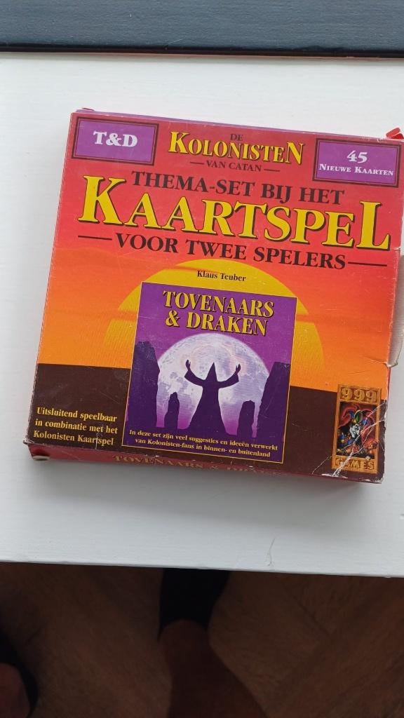 kaartspel nieuw 999 games Tovenaars en Draken Catan, Een of twee spelers, Ophalen of Verzenden, Nieuw, 999 games