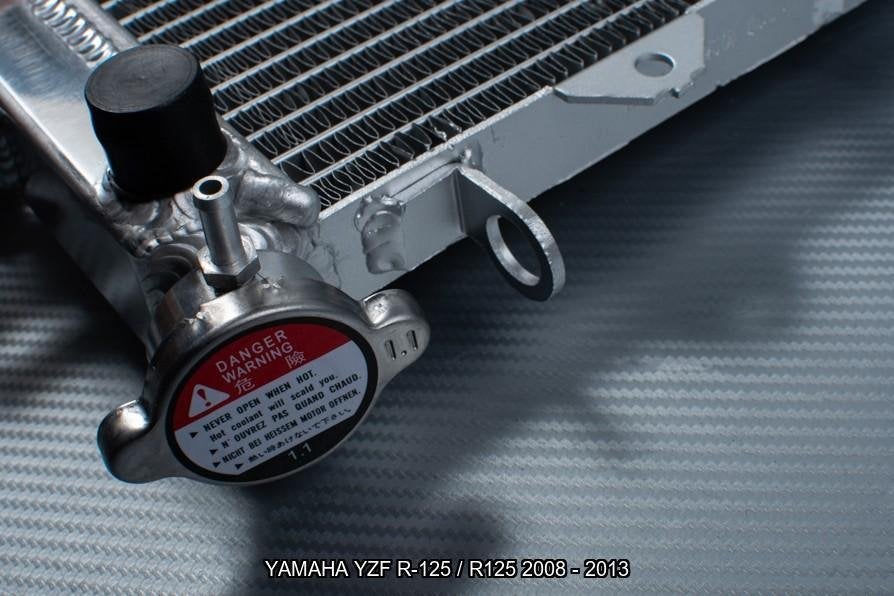 Radiateur Koeler AVDB YAMAHA YZF R125 / R-125 2008 - 2013, Motoren, Ophalen of Verzenden, Nieuw