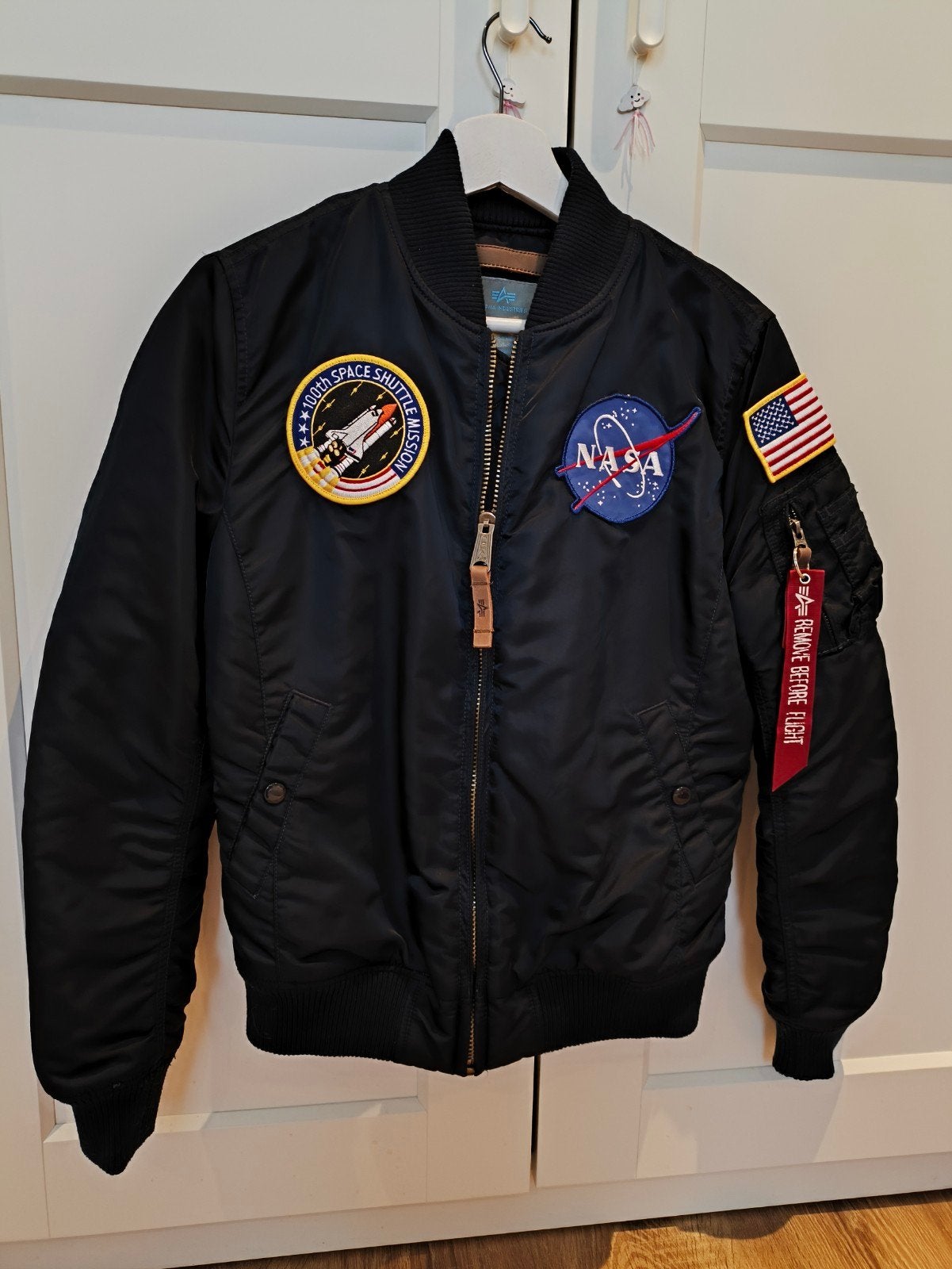 Alpha Industries Bomberjack Nasa Dames M, Kleding | Dames, Jassen | Winter, Alpha Industries, Ophalen, Maat 38/40 (M), Blauw