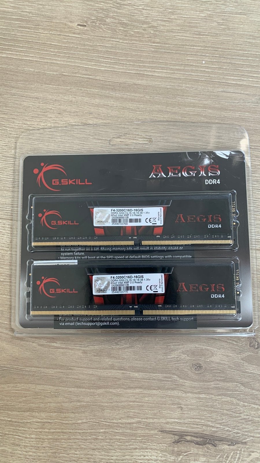 RAM 8Gx2 ddr4, Ophalen, DDR4, Nieuw, Desktop