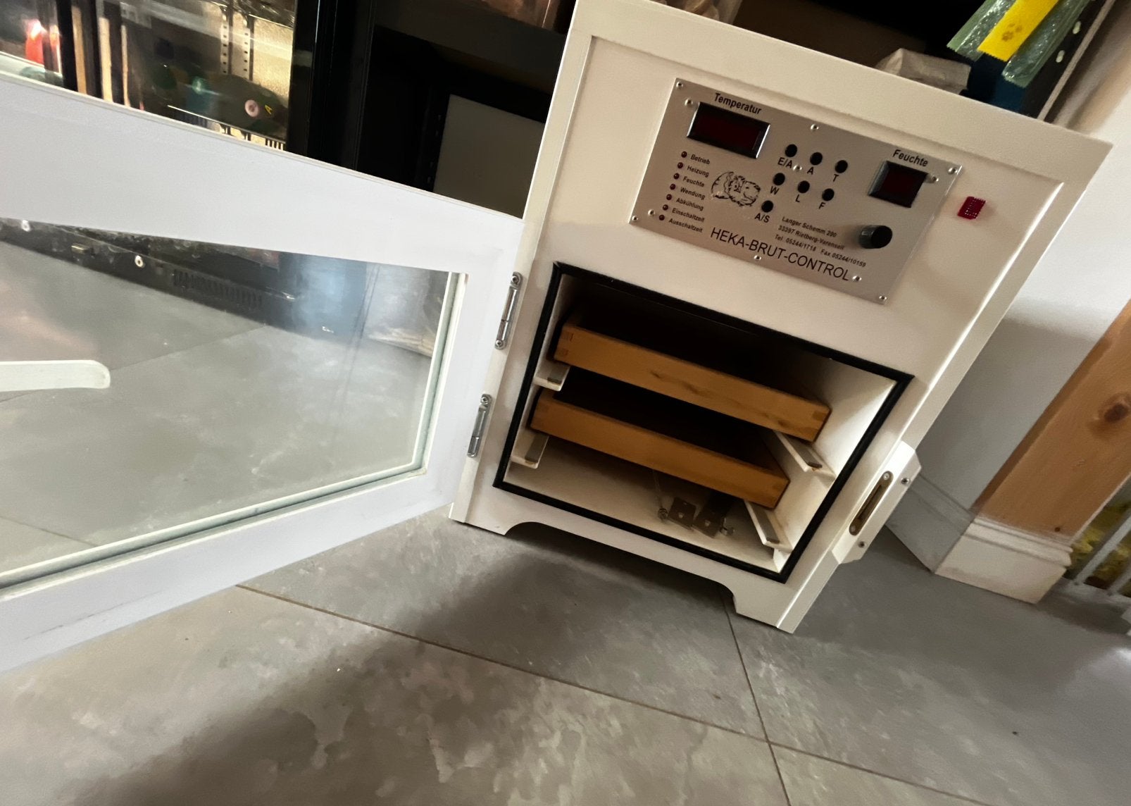 HEKA-Brut-Control broedmachine, Dieren en Toebehoren, Pluimvee | Toebehoren, Ophalen, Zo goed als nieuw, Broedmachine