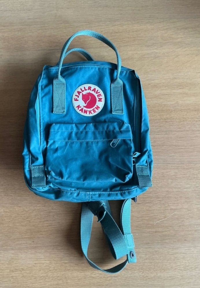Fjällräven Kånken Mini rugzak - blauw (Zo goed als nieuw), Overige merken, 25 tot 40 cm, Ophalen of Verzenden, Zo goed als nieuw