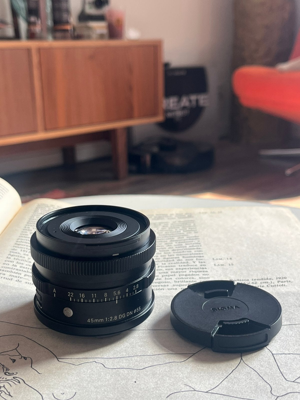 Sigma 45mm 2.8 DG DN (L-Mount), Enlèvement ou Envoi, Comme neuf, Leica, Monture L