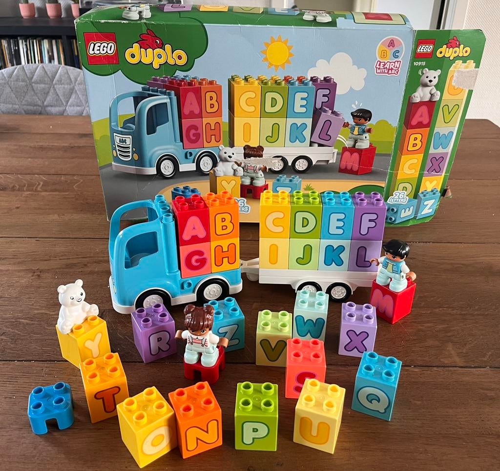 Duplo - Alphabet Truck - volledig!, Ophalen, Zo goed als nieuw, Duplo