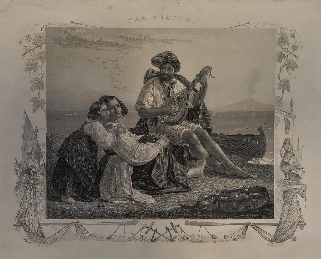 Fra Nicolo -  August Riedel, Antiek en Kunst, Ophalen of Verzenden, Dagelijks leven, Gravure