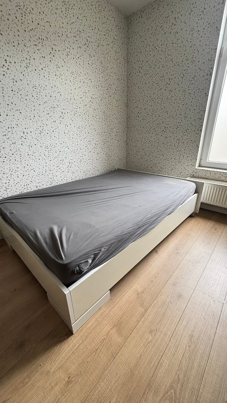 Structure de lit + matelas + sommier, Maison & Meubles, Enlèvement, Comme neuf, Sommier