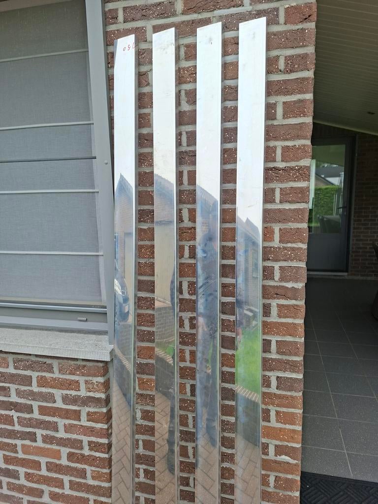 4 stuks rvs 316 hooglans profiel, Doe-het-zelf en Bouw, Ophalen