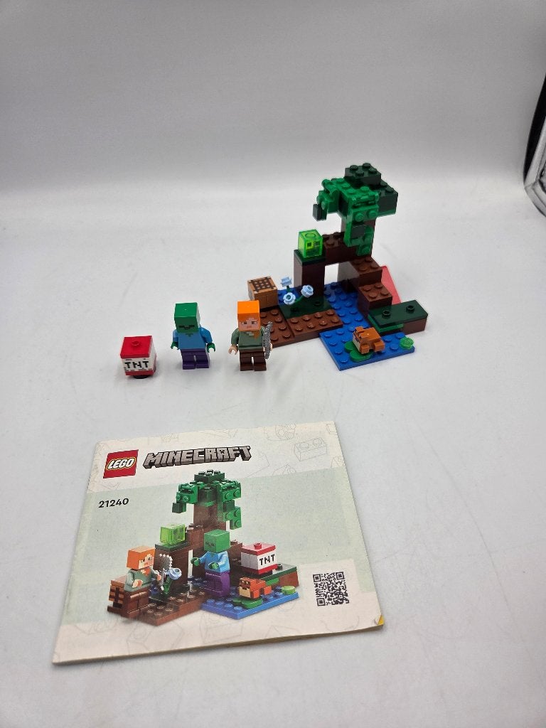 Lego Minecraft 21240 L'aventure dans les marais, Enlèvement ou Envoi, Minecraft, Lego, Ensemble complet
