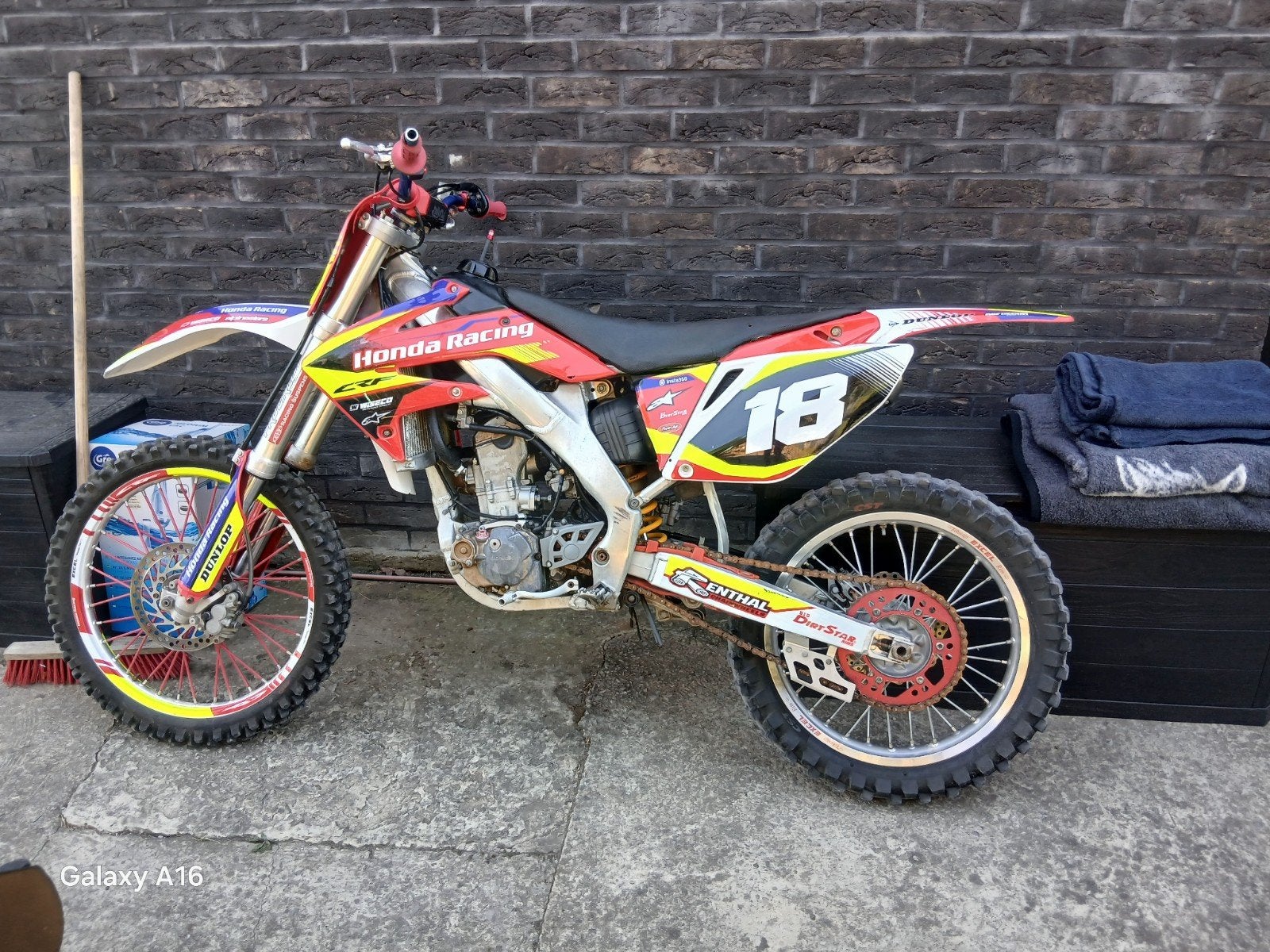 Te koop motorfiets cross 250cc Honda crf kit athena 290cc 20, Motoren, Ophalen