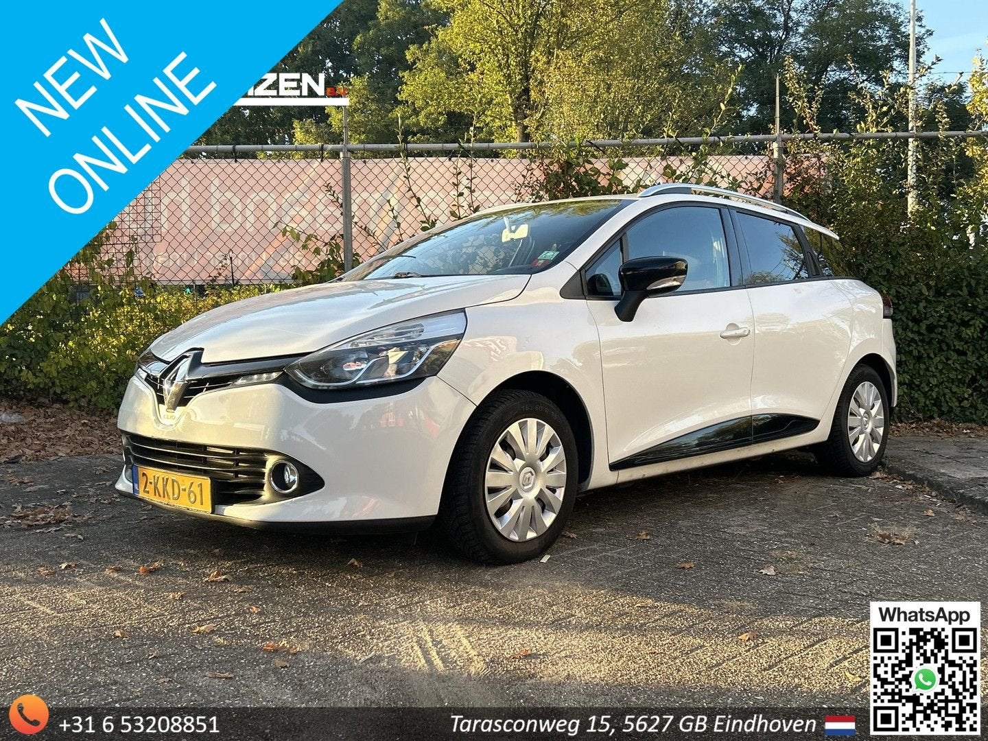 Renault Clio Estate 0.9 TCe Expression | Airco | Cruise | Na, Auto's, Zwart, Verwarmde buitenspiegels, Wit, Bedrijf