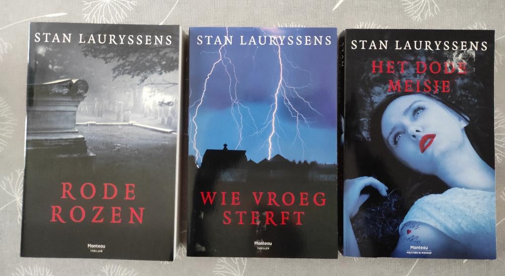 drie thrillers van Stan Lauryssens, Boeken, Ophalen of Verzenden, Gelezen, Stan Lauryssens