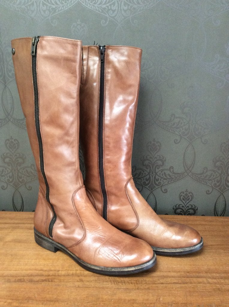 Bottes No Stress cognac 37, Enlèvement ou Envoi, Comme neuf, Brun, No Stress