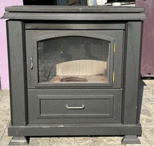 À VENDRE – Feu en fonte au mazout, Ophalen, Zo goed als nieuw, Kachel